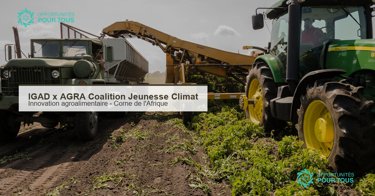 IGAD x AGRA : Coalition Regionale de la Jeunesse sur le Climat et les Systemes Agroalimentaires Resilients (Corne de l&rsquo;Afrique)