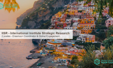 IISR : 2 postes ouverts – Erasmus+ Projects Coordinator (Tbilisi) et Global Engagement & Institutional Partnerships Coordinator (international)