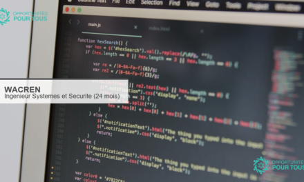 WACREN recrute un(e) Ingenieur(e) Systemes et Securite pour l&rsquo;infrastructure numerique de la recherche et de l&rsquo;education en Afrique