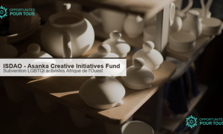 ISDAO – Asanka Creative Initiatives Fund 2026 : subvention pour activistes LGBTQI en Afrique de l Ouest et dans la diaspora
