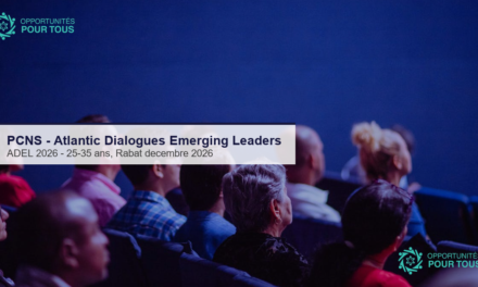 Atlantic Dialogues Emerging Leaders (ADEL) 2026 : appel a candidatures pour jeunes leaders du bassin atlantique (Rabat, decembre 2026)