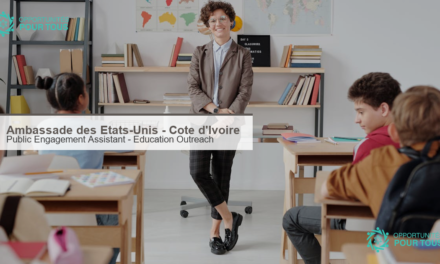 Ambassade des Etats-Unis a Abidjan recrute un.e Public Engagement Assistant (Education Outreach)