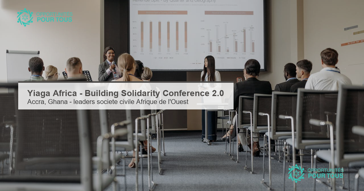 Yiaga Africa : Building Solidarity Conference 2.0 a Accra pour leaders societe civile et organisateur.trice.s de mouvements en Afrique de l Ouest