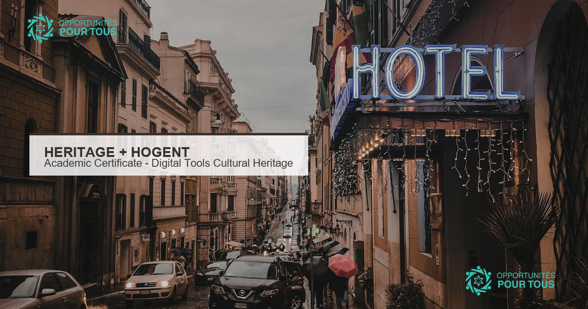 HERITAGE + HOGENT : Academic Certificate in Digital Tools for Cultural Heritage Management (30 ECTS – octobre 2026)