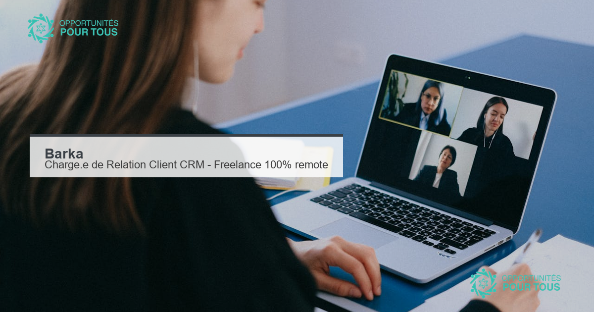 Barka recrute un.e Charge.e de Relation Client CRM en freelance 100% remote (5 pays d Afrique de l Ouest, secteur crypto)