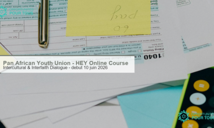 HEY Online Training Course on Intercultural and Interfaith Dialogue : nouvelle edition du Pan African Youth Union (debut 10 juin 2026)