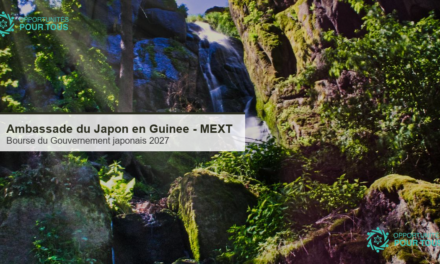 Bourse du Gouvernement japonais (MEXT) 2027 : candidatures ouvertes a l Ambassade du Japon en Guinee