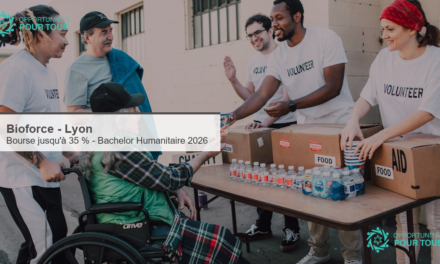 Bioforce (Lyon) : bourses jusqu&rsquo;à 35 % pour financer le Bachelor Humanitaire (rentrée septembre 2026)