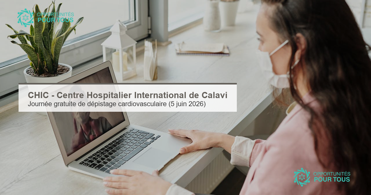 CHIC Calavi : journée gratuite de dépistage des facteurs de risque cardiovasculaires (5 juin 2026)