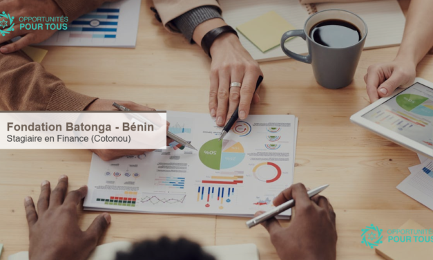 Fondation Batonga recrute un·e stagiaire en Finance à Cotonou (Bénin)