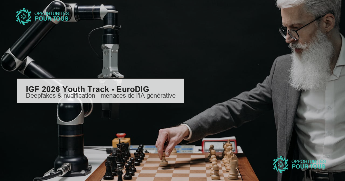 IGF 2026 Youth Track Workshop (EuroDIG, Bruxelles) : Deepfakes, nudification et IA générative – 26 mai 2026