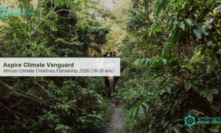 Aspire Climate Vanguard : African Climate Creatives Fellowship 2026 – jeunes défenseur·e·s du climat (18-35 ans)