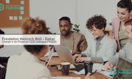 Fondation Heinrich Böll Sénégal (Dakar) recrute un·e Chargé·e de Projet en CDD (bilingue Français/Anglais)