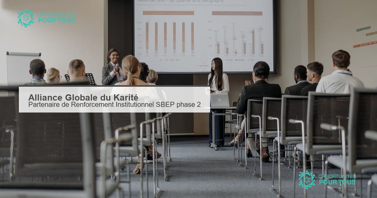 Alliance Globale du Karité : appel à candidatures pour un Partenaire de Renforcement Institutionnel (Programme SBEP phase 2)