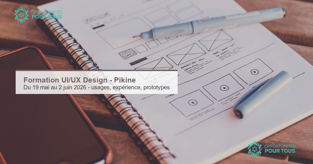 Formation UI/UX Design à Pikine (Sénégal) – penser le numérique par les usages réels