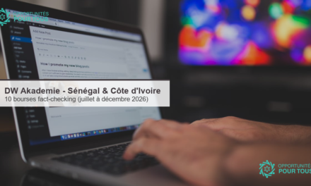 DW Akademie : 10 bourses de fact-checking pour jeunes diplômé·e·s du Sénégal et de Côte d&rsquo;Ivoire (juillet à décembre 2026)