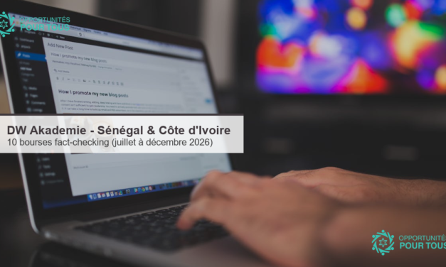 DW Akademie : 10 bourses de fact-checking pour jeunes diplômé·e·s du Sénégal et de Côte d&rsquo;Ivoire (juillet à décembre 2026)