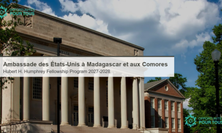 Hubert H. Humphrey Fellowship Program 2027-2028 : bourse aux États-Unis pour professionnel·le·s mi-carrière (Ambassade USA Madagascar & Comores)