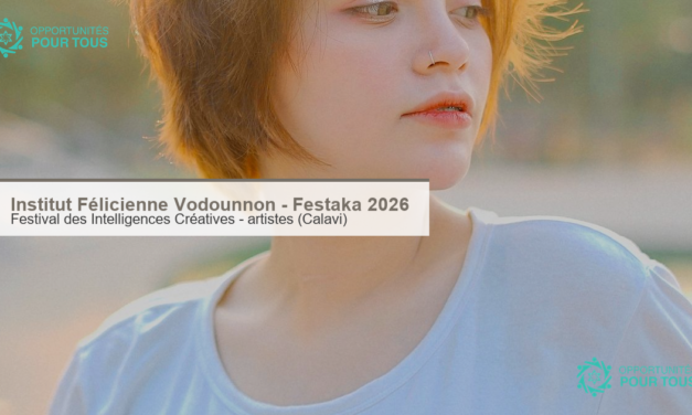 Festaka 2026 (Institut Félicienne Vodounnon, Calavi) : appel à candidatures artistes pour le Festival des Intelligences Créatives