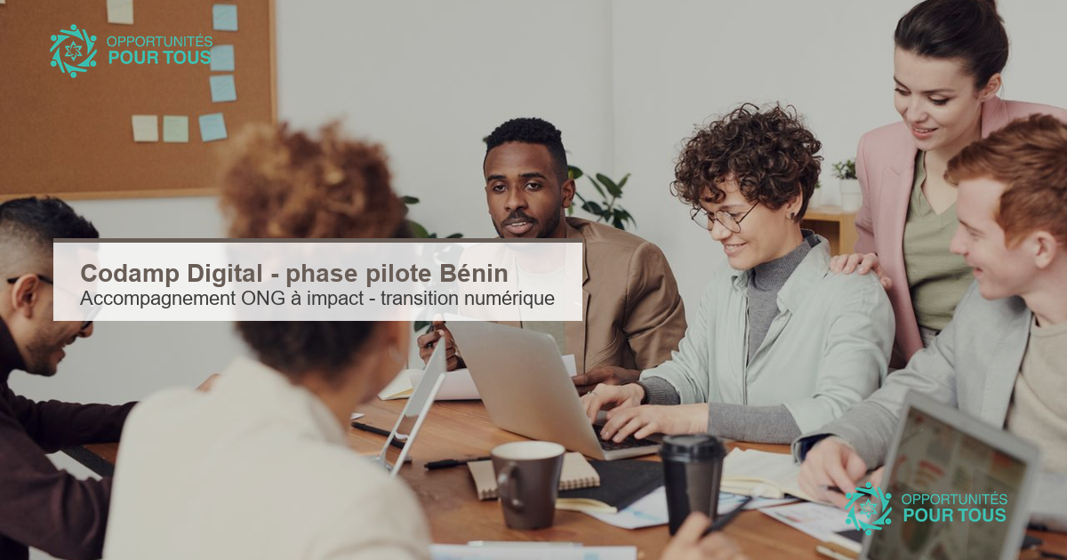 Codamp Digital : phase pilote au Bénin pour accompagner les organisations à impact dans leur transition numérique
