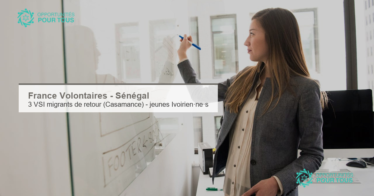 France Volontaires (Sénégal) : 3 missions de VSI sur l&rsquo;appui aux migrants de retour (Casamance, septembre 2026)