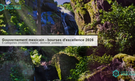 Gouvernement mexicain : bourse d&rsquo;excellence 2026 – 5 catégories pour étudier au Mexique (mobilité, master, doctorat, postdoctorat)