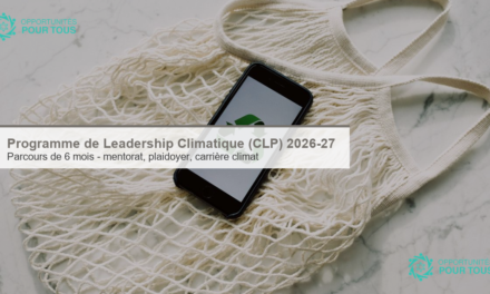 Programme de Leadership Climatique (CLP) 2026-27 : parcours de 6 mois pour jeunes engagé·e·s dans l&rsquo;action climat