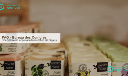 FAO – Bureau des Comores : 1 Spécialiste en appui à la formulation de projets