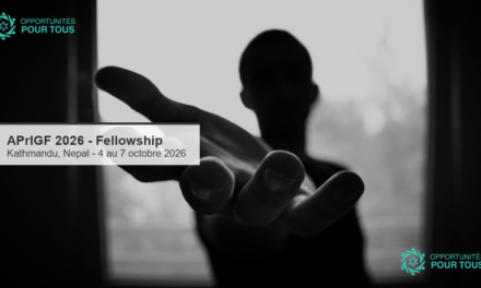 APrIGF 2026 – Fellowship ouvert (Asia Pacific Regional Internet Governance Forum, Kathmandu, Népal, 4-7 octobre 2026)