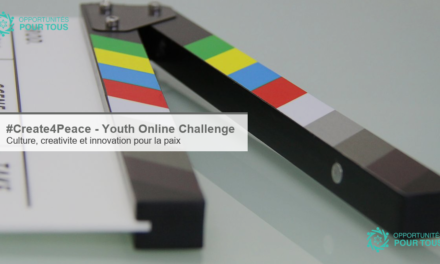 #Create4Peace Youth Online Challenge – appel aux jeunes créatifs africains (culture, créativité et innovation numérique pour la paix)
