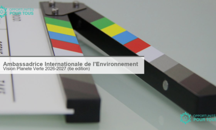 Concours Ambassadrice Internationale de l&rsquo;Environnement – Vision Planète Verte 2026-2027 (6ᵉ édition, jeunes filles 18-25 ans)