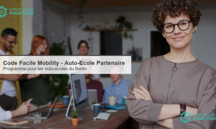 Code Facile Mobility – lancement du Programme Auto-École Partenaire (auto-écoles du Bénin)