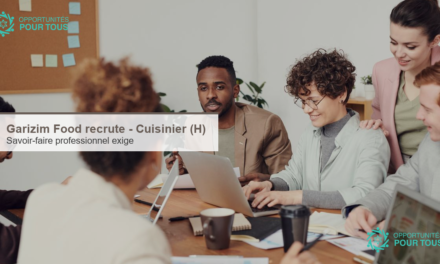 Garizim Food – recrutement d&rsquo;un Cuisinier (homme), savoir-faire professionnel exigé