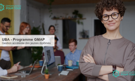 UBA – Programme Accéléré de Gestion des Jeunes Diplômés (GMAP) : appel aux jeunes diplômé·e·s