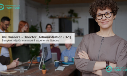 UN Careers – Directeur·rice, Administration (D-1), Bangkok