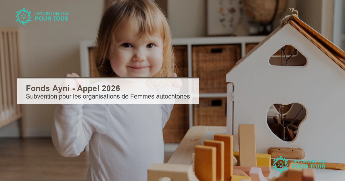 Fonds Ayni – Appel 2026 : subvention pour les organisations de Femmes autochtones