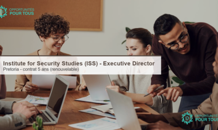 Institute for Security Studies (ISS) – recrutement d&rsquo;un·e Executive Director (Pretoria, Afrique du Sud)