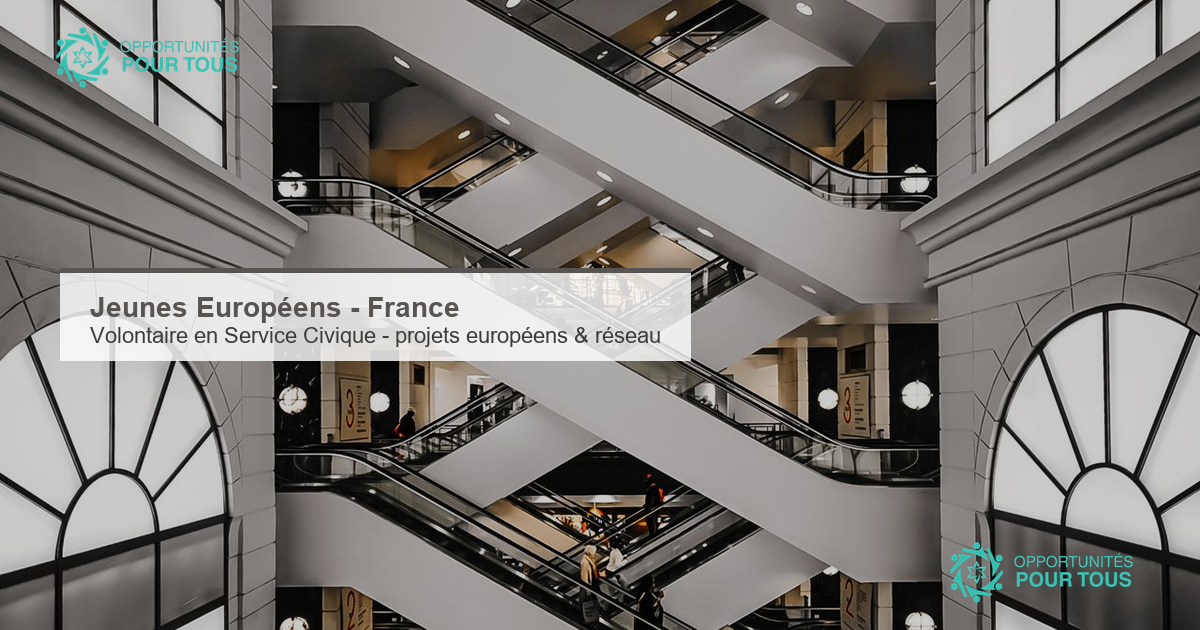 Les Jeunes Européens – France : recrutement d&rsquo;un·e volontaire en Service Civique (projets européens, environnement et citoyenneté)