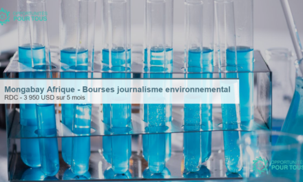 Mongabay Afrique – bourses pour le journalisme environnemental en RDC (programme francophone)
