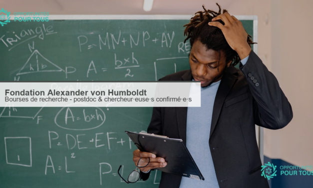 Fondation Alexander von Humboldt – bourses de recherche pour postdoctorant·e·s et chercheur·euse·s expérimenté·e·s (Allemagne)
