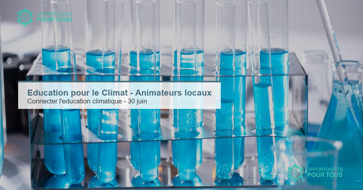 Communauté Éducation pour le Climat – recrute des animateurs locaux (date limite 30 juin 2026)