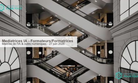 Programme « Médiatrices IA » – recrute des formateurs et formatrices (date limite 27 juin 2026)