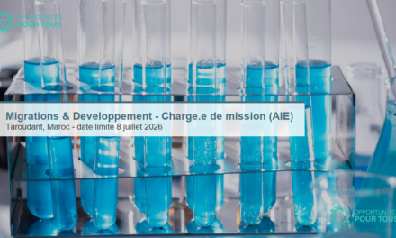 Migrations & Développement – recrute un·e Chargé·e de mission « Appui aux initiatives économiques (AIE) » (Taroudant, Maroc)