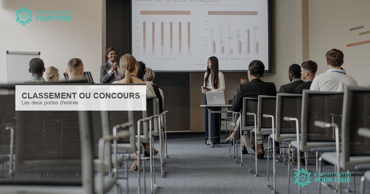 Classement ou concours ? Les deux portes d&rsquo;entrée à l&rsquo;université publique
