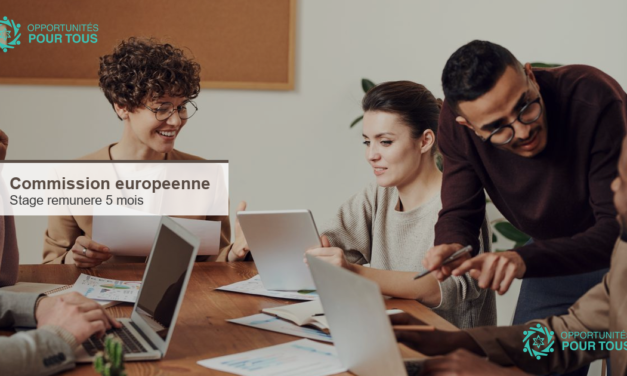 Stage rémunéré à la Commission européenne (session mars 2027)