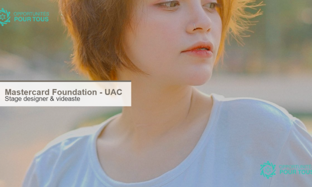 Stage designer graphique & vidéaste au Programme Mastercard (UAC)