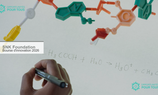 Bourse académique d&rsquo;innovation 2026 de la SNK Foundation