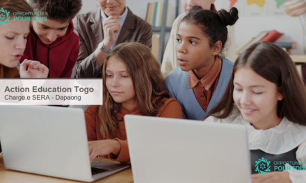 Action Education Togo recrute un.e chargé.e SERA