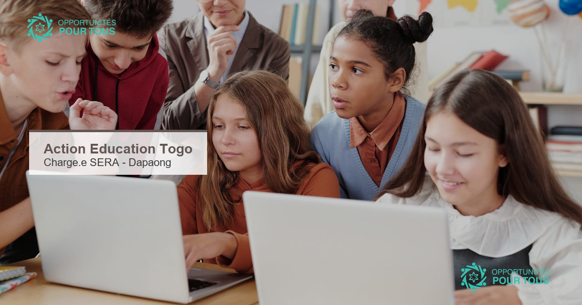Action Education Togo recrute un.e chargé.e SERA