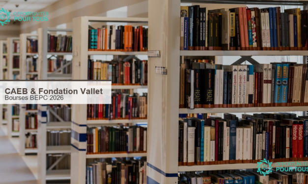 Bourses Vallet 2026 : le CAEB appelle les admis au BEPC